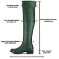 thumbnail image 3 of Bottes Hautes à Talons Carrés et Bout Rond pour Femmes de Unique Bargains, 3 of 7