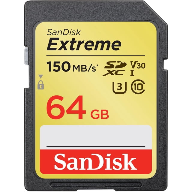 SanDisk Extreme® SDXC™ UHS-I card, 64GB - SDSDXV6-064G-CWCIN
