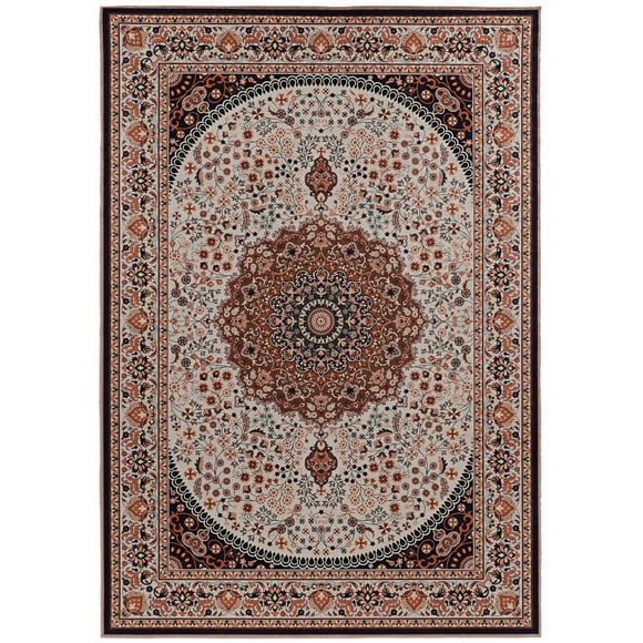 Emerald Bayer Red & Navy 3'3" x 5' Accent Rug