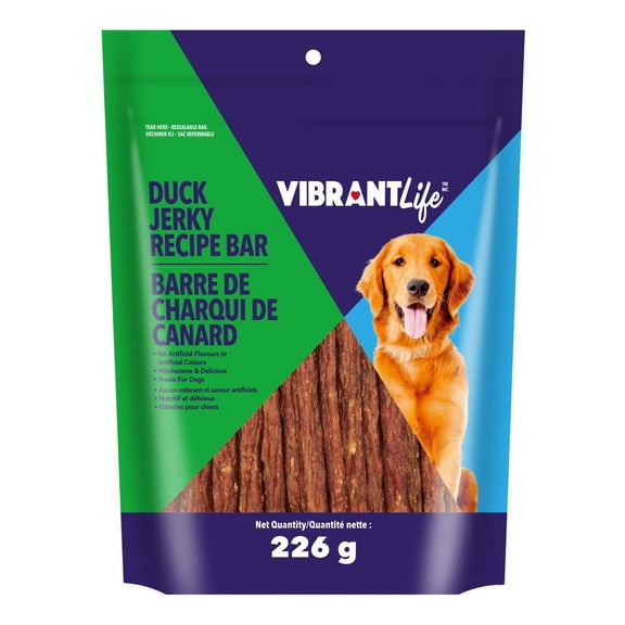 Vibrant Life 226G Duck Jerky Dog Treat