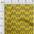 thumbnail image 1 of oneOone Georgette Viscose Fabric Chevron Ikat Decor Fabric Printed BTY 42 Inch Wide, 1 of 1