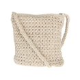 thumbnail image 1 of CTM®  Crochet Crossbody Handbag (Women's), 1 of 4