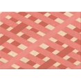thumbnail image 1 of Ahgly Company Machine Washable Indoor Rectangle Transitional Light Salmon Rose Pink Area Rugs, 2' x 5', 1 of 7