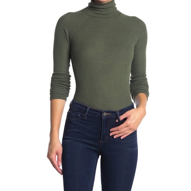 Free People Intimately Justaucorps pour Femmes All You Want à Garniture de Crochet Vert TP