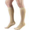 thumbnail image 1 of Truform Knee High Stockings, Closed Toe: 20 - 30 mmHg, Beige, Large (short length), 1 of 1