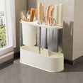 thumbnail image 2 of AYktou Home Organizers and Storage Slot Clear Knife Block Without Knives,Kitchen Knife Organizer Stand Knife Dock Rack For Kitchen Cutlery Storage Accessories for Party Indoors, 2 of 8