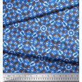 thumbnail image 3 of Soimoi Cotton Voile Fabric Abstract & Circle Geometric Print Fabric by The Yard 56 Inch Wide, 3 of 5