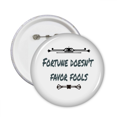 thumbnail image 1 of Fortune Doesnot Favor Fools Pins Badge Button Emblem Accessory Decoration 5pcs, 1 of 2