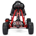 thumbnail image 1 of Patiojoy 4-Wheel Kids Pedal Powered Ride on Go Kart with Adjustable Seat & Handbrake Red, 1 of 6