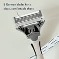 thumbnail image 5 of Harry's Rasoir de Rasage pour Hommes avec 2 Cartouches de Recharge de Lame de Rasoir, Chrome Edition (Lot de 2), 5 of 5
