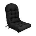 thumbnail image 2 of jinwen High Back Patio Chair Cushion Indoor Outdoor High Back Rocking Chair Cushion Black, 2 of 8