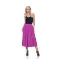 thumbnail image 2 of White Mark Jupe Midi Évasée Tasmin pour Femmes, 2 of 6