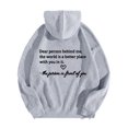 thumbnail image 1 of Rbaofujie Chandails à Capuche pour Femmes Femme Mode Imprimé Col Rond Manches Longues T-Shirt à Capuche Hauts Blouse Cardigan Gris Chandails pour Femmes, 1 of 4