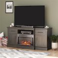 thumbnail image 2 of Ameriwood Home Gablewood Electric Fireplace & TV Console for TVs up to 65", Espresso, 2 of 9