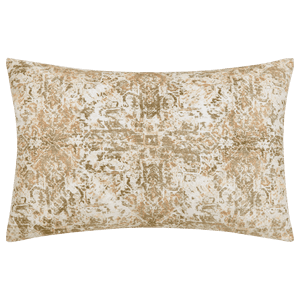 Bouclair Distressed Medallion Coussin lombaire vert olive
