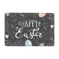 thumbnail image 2 of Wzzjkit Easter Door Mat - Super Absorbent Quick Dry Front Mats Bath Rug Rubber Backing Non Slip Washable Carpet - Easter Decorations Door Mat Outside Entrance, 2 of 8