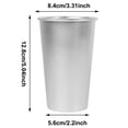 thumbnail image 3 of TIELUTT Cold Chromic Aluminum Cups with Cold Sensitive Color Changing Design Are Suitable for Cold Ceramic Mug Cork Bottom Wooden Coffee Mug Set Big Drinking Cups Ceramic Mugs for Crafts Coffee Mug S, 3 of 4