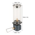 thumbnail image 3 of Lampe de Camping, Lanterne avec Adaptateur Tête de Conversion avec Adaptateur Lanterne Butane Tête de Conversion Pique-Nique Moweo Adaptateur (Sans Flocon de Neige) Rookin, 3 of 7