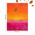 thumbnail image 3 of Qisvanset Abstract Wave Sunset Canvas Print 12x16 Inch Hotel Scenic Art, 3 of 8