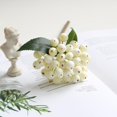 thumbnail image 1 of 6 PCS Plastic Artificial Flower Fake Berry Blueberry Fruit Spray Suitable for Family Wedding Office Party Decoration, 1 of 8