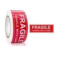 thumbnail image 1 of 150 Pcs/rouleau Autocollants Fragiles Étiquette Fragile Autocollant Poignée avec Soin Envoi par la Poste Neuf, 1 of 8