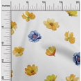 thumbnail image 1 of oneOone Viscose Chiffon Fabric Flower Watercolor Printed Craft Fabric BTY 42 Inch Wide, 1 of 4