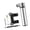Silver and Bracket, variant on S SERENABLE 120 PSI Tire Pump Aluminium Alloy CNC Universal High Pressure Mini Bike Pump Gold and Bracket
