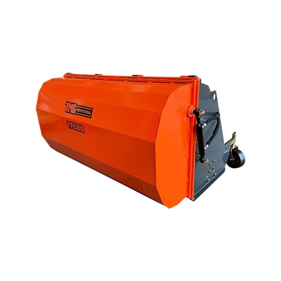 TMG Industrial 3-in-1 Flail Collector, Cutting, Grass Collection, and Lawn Rolling, 61" Cutting Width, 28-50 HP Tractors