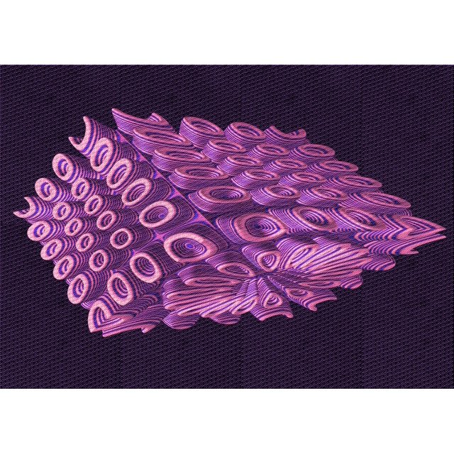 Ahgly Tapis Rectangulaire Lavable en Machine Intérieur Transitionnel Violet Foncé, 5 Pieds x 7 Pieds