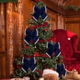 thumbnail image 1 of Christmas Tree Decorations Christmas Tree Decoration Pearl Bow Hanging Ornament Christmas Tree Ornaments, 1 of 5