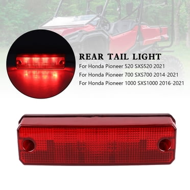 33700-HL3-A01 Rear Tail light Assembly For Honda Pioneer 520 700 1000 2014-2021 Red