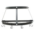 thumbnail image 3 of Range Kleen CW6002 Black Enameled Double Shelf Wall Mounted Pot Rack, 3 of 6