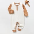 thumbnail image 2 of Timegard Baby Boy Girl Clothes Newborn Toddler Cute Comfy Button Onesie Infant Ribbed Unisex Outfits, 2 of 3