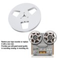 thumbnail image 4 of Empty Tape Reel, 3 Holes 1/4 5 Inch Open Reel Sound Tape Empty Reel, Aluminum Alloy Universal for Reel to Reel for NAGRA and Studer  Reel to Reel Recorder 1/4 Inch Tape, 4 of 7