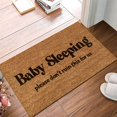 thumbnail image 5 of 16x24 Inch Coir Door Mat Outside Entrance Outdoor Welcome Mats for Front Door Spring Rugs for Home Durable and Anti Slip Mats Outdoor or Entryway Rug Doormat for Indoor or Outdoor Use, Baby Sleeping, 5 of 5
