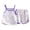 Purple, variant on Yammkia Green Outfit for Girls Baby Girl Clothes Toddler Girls Summer Outfits Kids Short Fly Sleeve Cute Ruffle Shirts Tops Butterfly Shorts Set(Green,5-6 Years)