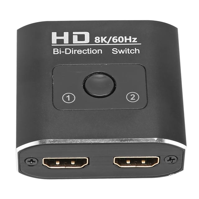 Séparateur Vidéo, 2 en 1 Interface Multimédia Bidirectionnelle Stable pour Moniteur pour TV