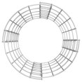 thumbnail image 3 of vidaXL Circular Gabion Raised Beds 3 pcs Galvanised Steel Ø30x50 cm, 3 of 4