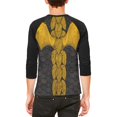 thumbnail image 2 of Halloween Black Dragon Costume Mens Raglan T Shirt, 2 of 2