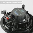 thumbnail image 2 of Pyle Pair 10” Flush Mount in-Wall in-Ceiling 2-Way Speaker System Spring Loaded Quick Connections Changeable Round/Square Grill Stereo Sound Polypropylene Cone Polymer Tweeter 300 Watts (PDIC16106), 2 of 5