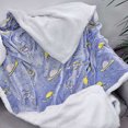 thumbnail image 4 of Chmadoxn Throw Blanket, Throw Blanket for Couch ELgant Reversible And Flannel Fleece Winter Throw Soft And Cozy Holiday Decorative Throw For Lounging Winter Throw, 4 of 7
