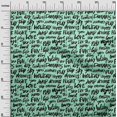 thumbnail image 3 of oneOone Cotton Poplin Mint Green Fabric Text Sewing Craft Projects Fabric Prints By Yard 56 Inch Wide-FX, 3 of 5