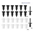 thumbnail image 1 of Bgsha 26 Pcs Clips de Garniture de Carte de Porte Clips de Panneau Attache pour Défenseur, 1 of 10