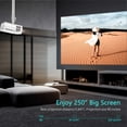 thumbnail image 4 of VANKYO Leisure 470 Mini Wifi Projector, 250'' Large Screen and 1080P Supported LCD Home Theater Projector, 4 of 7