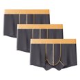 thumbnail image 1 of Plebaso Mens Boxer Briefs Cotton Stretch Comfortable Underwear Everyday Elastic Men's Boxers Multipacks, 1 of 2