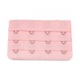 thumbnail image 1 of Langgg Extension Strap Bra Extenders Buckle 4 Hook Breathable Practical Accessories Adjustable Replacement 3 Rows Underwear light shrimp red, 1 of 5