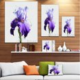 thumbnail image 3 of Beautiful Iris Croquis Aquarelle - Impression sur Toile Florale, 3 of 4