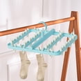thumbnail image 1 of TIMIFIS Drying Rack Hanging Clothes Rack Clothes Rack Laundry Clothes Rack Clothes Rack Clothes Rack with Foldable Hanging Points 24 Clip Household Socks Underwear Underwear Toothbrush Holders, 1 of 6