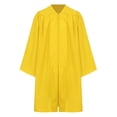 thumbnail image 3 of TTAO Kids Unisex Graduation Gown Robe Cap V Neck Set with 2025 Badge Tassel for School Graduation Yellow 21, 3 of 7