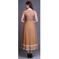 thumbnail image 4 of Bimba Robe Anarkali Fleurie Pêche Pâle pour Femmes Kurti Imprimé Ethnique Indien Longue Kurta Robe de Soirée Grande, 4 of 6